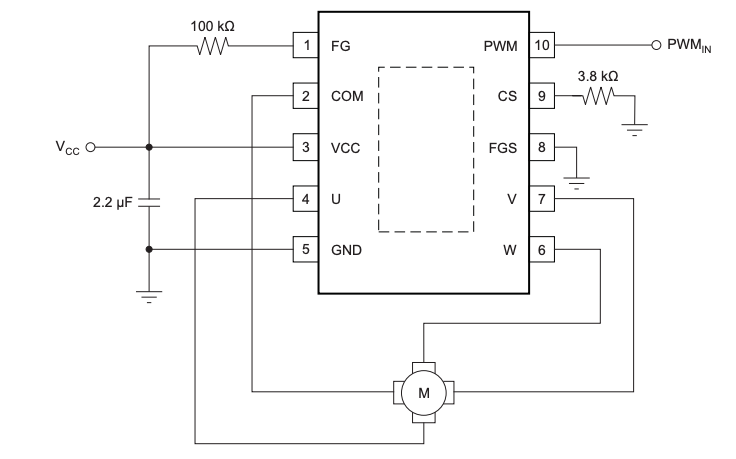 Controladores de BLDC: (izquierda) RC ESC (derecha) 3-phase sensorless motor driver